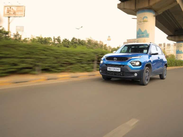 car photography tips tata punch 2025 review driving rolling front dynamic shot edited aryan