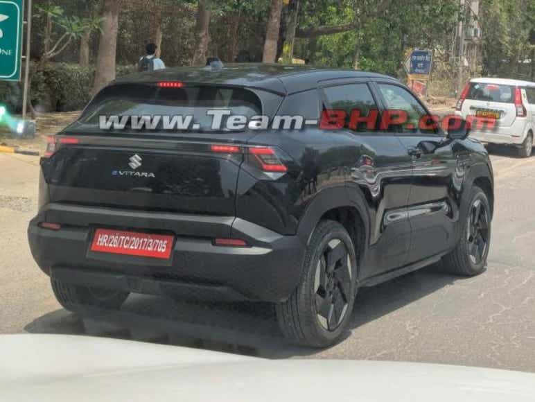 Maruti Suzuki e Vitara spotted undisguised