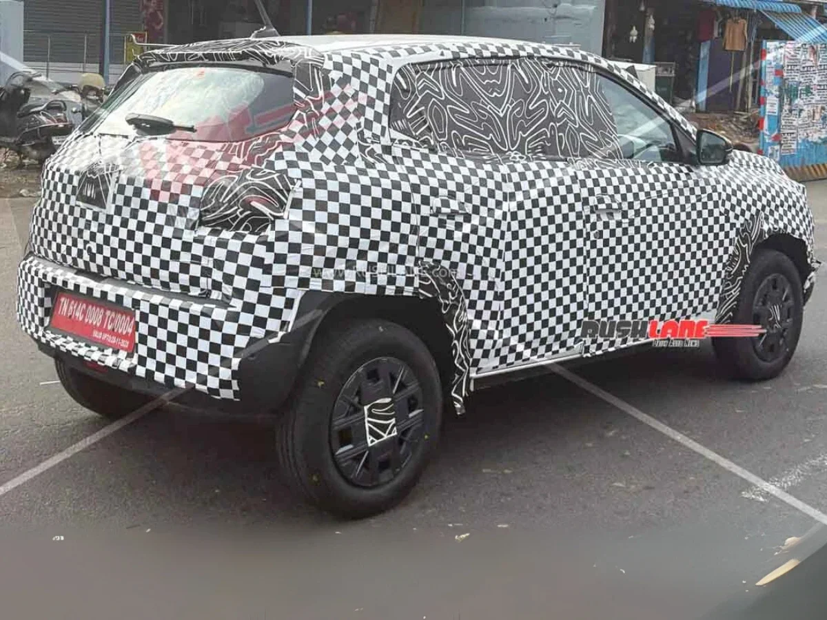 2025 Renualt Kwid EV spotted