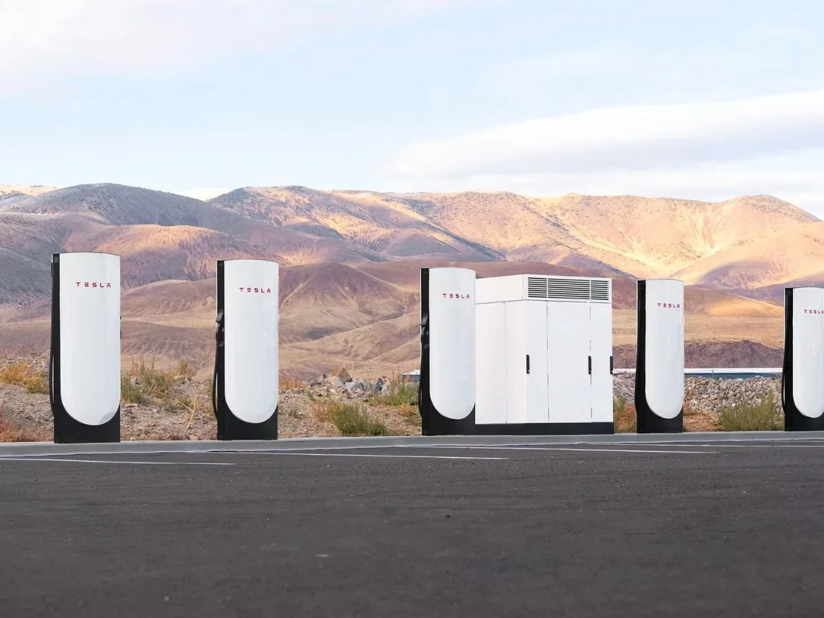 tesla supercharger network