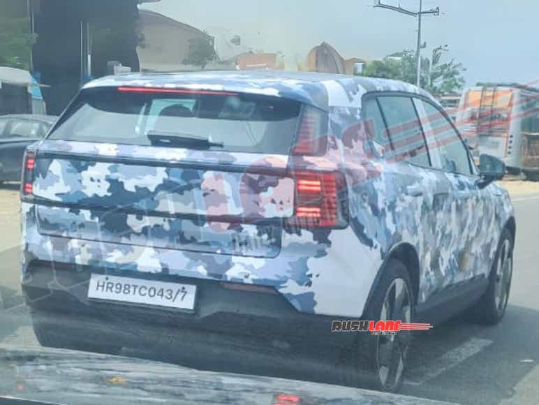 2025 Volvo EX30 spotted on test in India