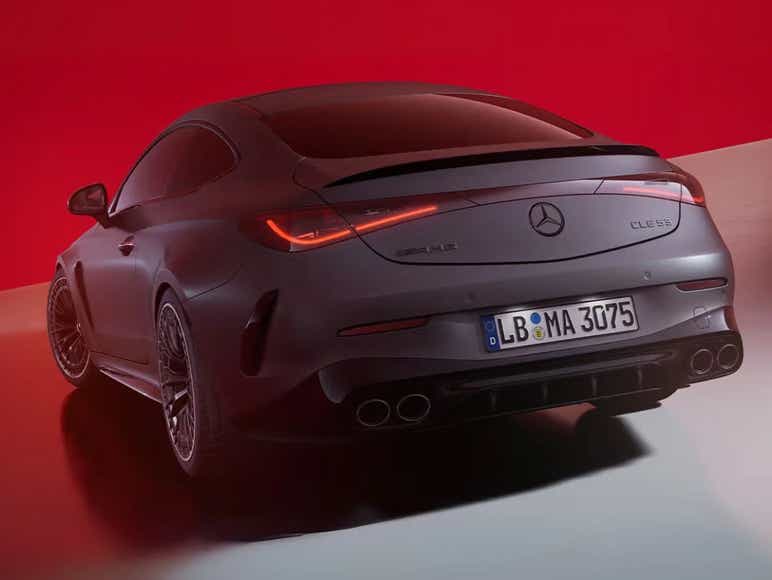 2025 mercedes amg cle 53 coupe 4matic+ rear design