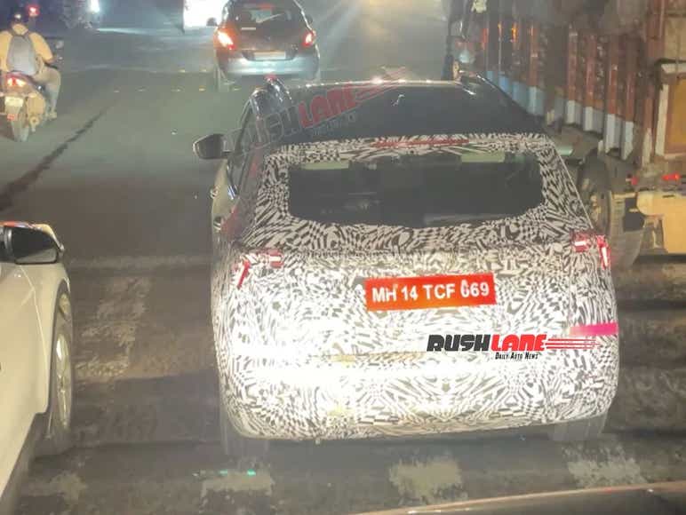 2025 Skoda Kushaq facelift spotted