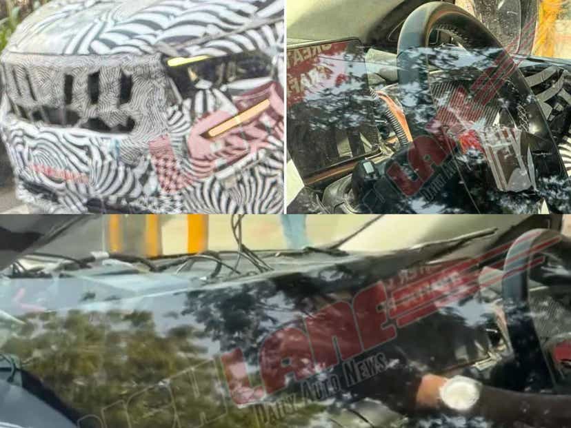 2025 Mahindra XUV700 facelift spy shots