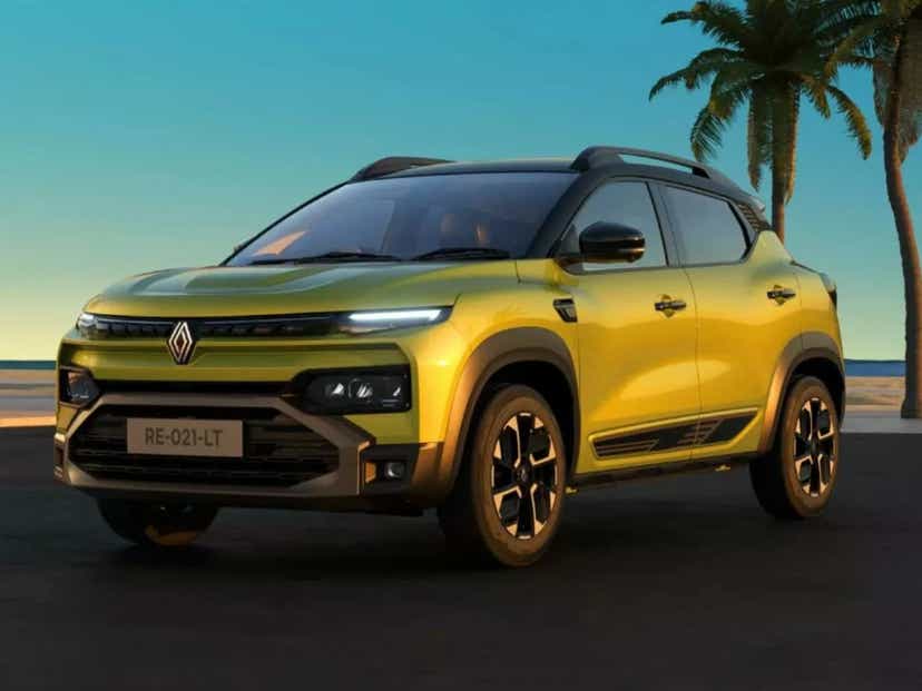 2025 renault kiger front three quarters