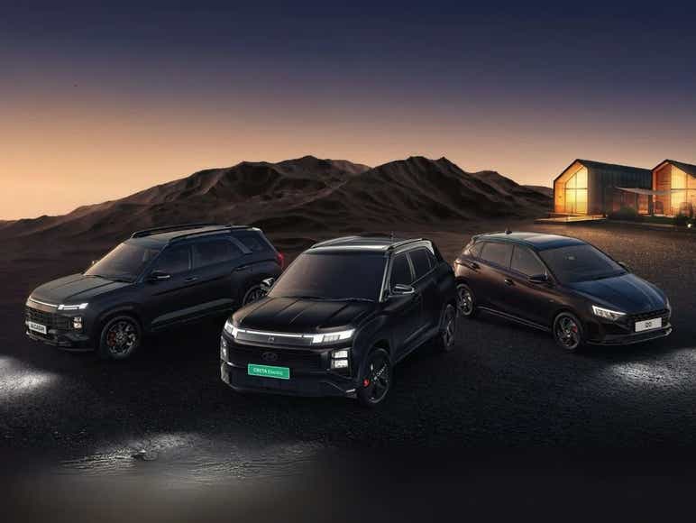 2025 hyundai alcazar i20 creta electric knight edition