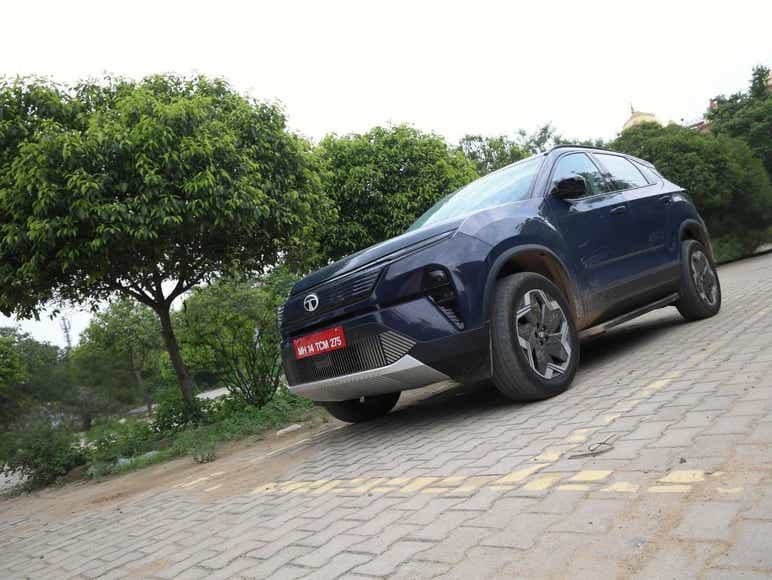2025 tata harrier ev review qwd new electric suv front side design aryan