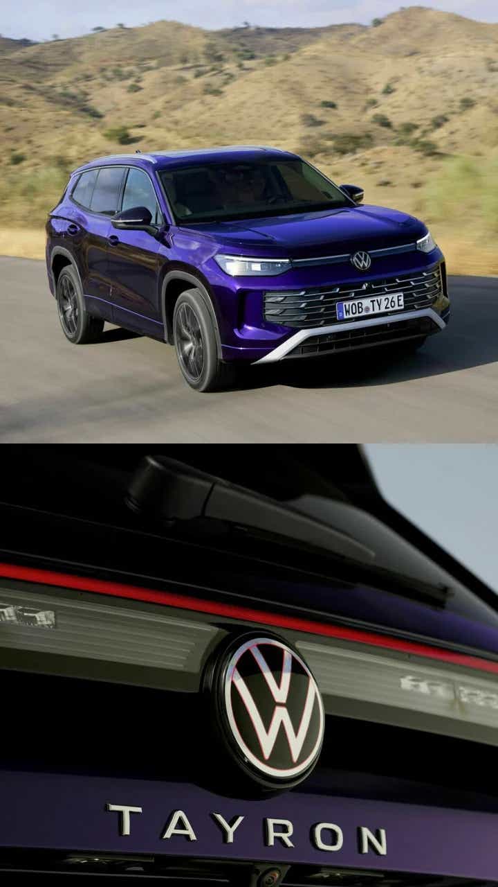 2024 new volkswagen tayron suv revealed unveiled launched front back design