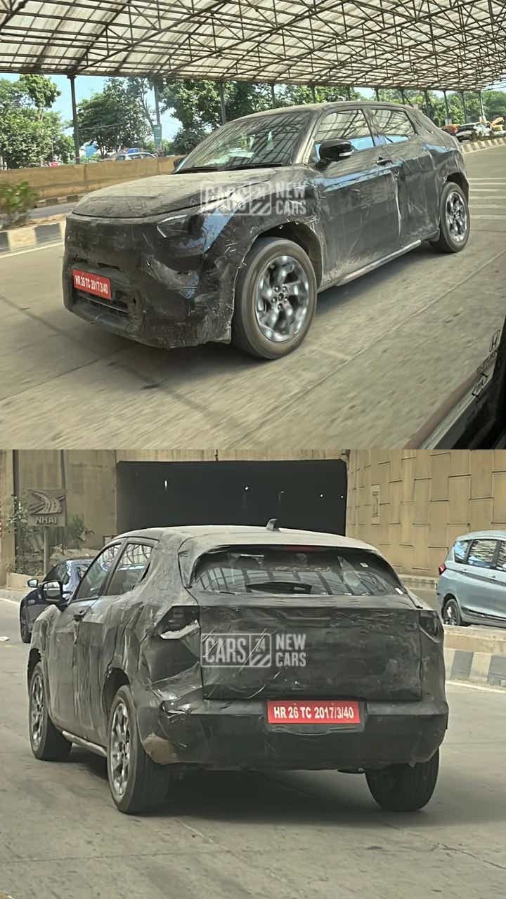 upcoming maruti suzuki evx electric car spied testing in india