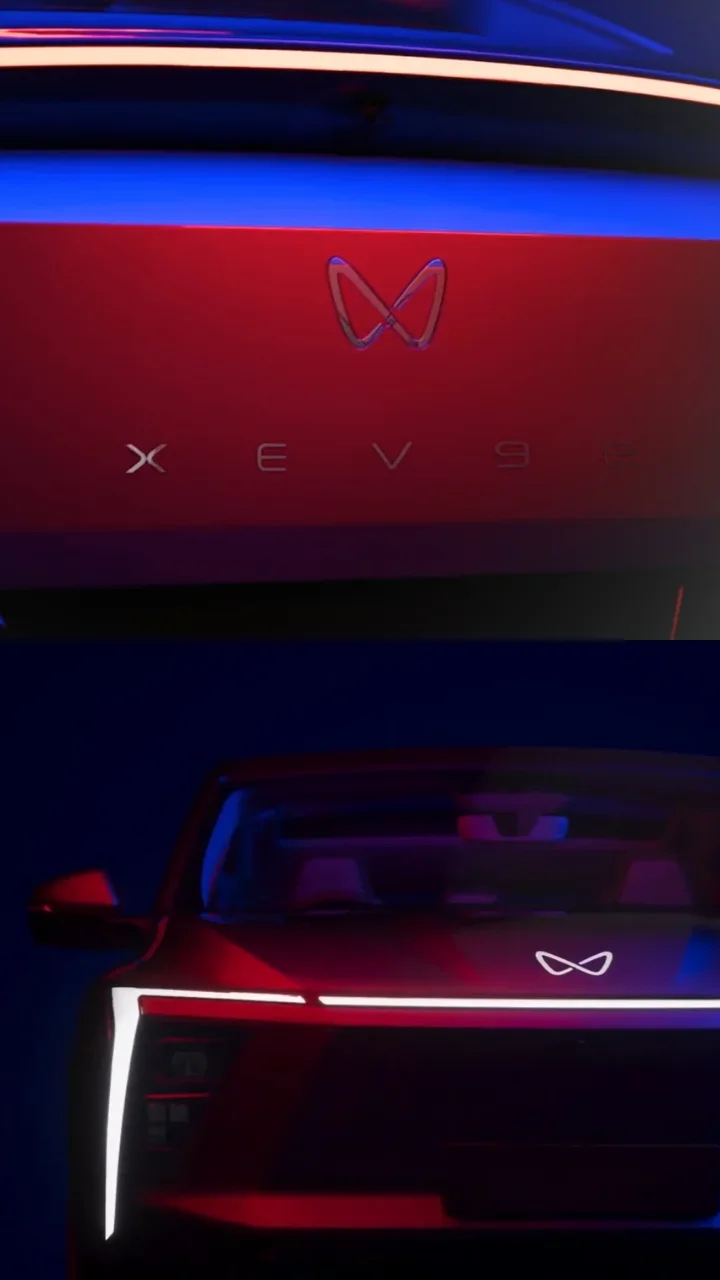upcoming 2025 mahindra xev e9 electric xuv700 teased reveal date