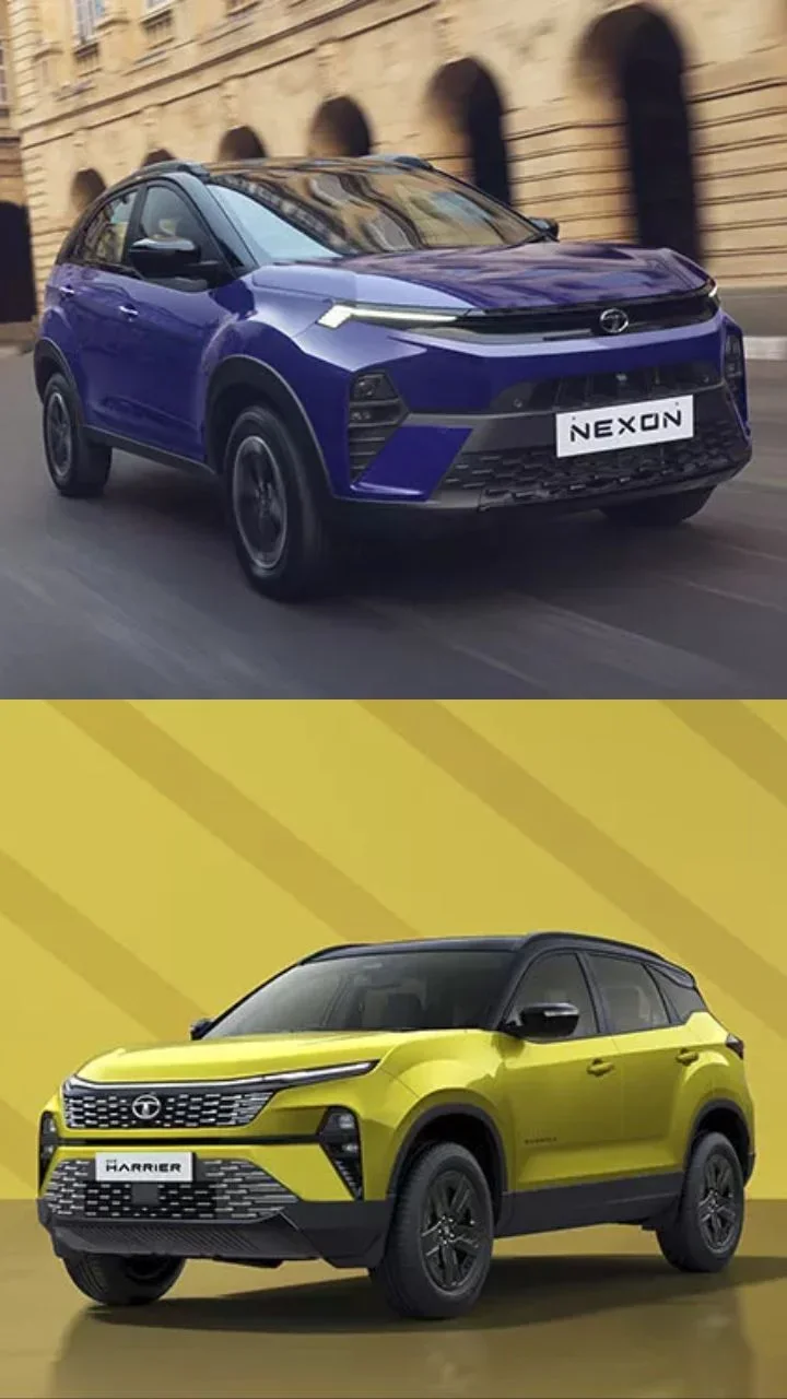 2024 tata nexon harrier suvs front design