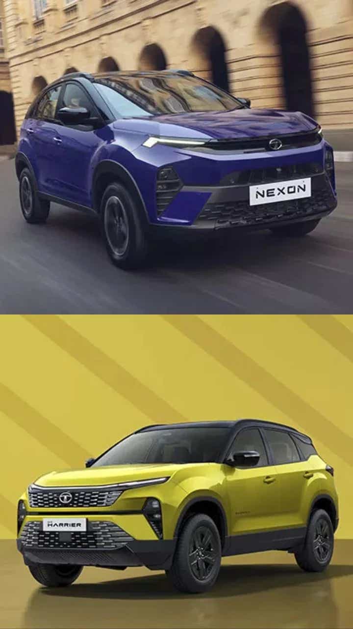 2024 tata nexon harrier suvs front design
