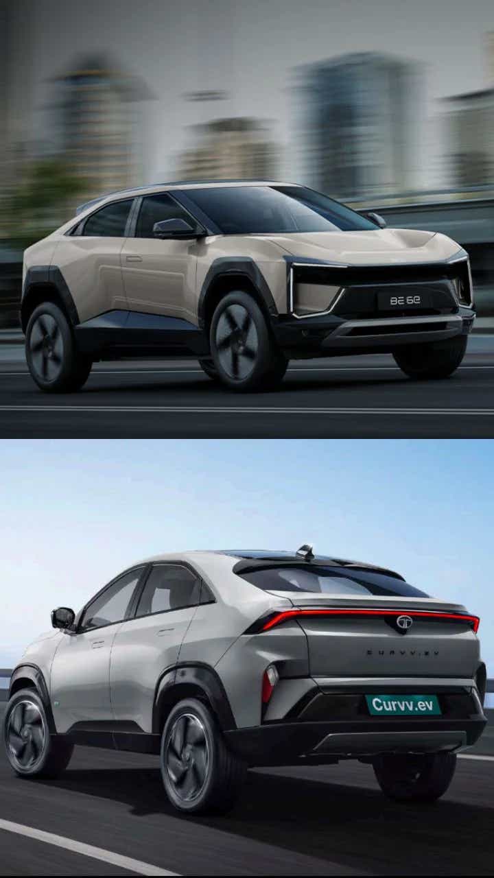 new 2024 mahindra be 6e vs curvv ev tata comparison