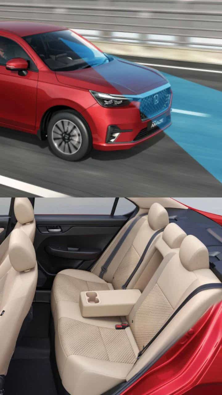 new 2025 honda amaze features adas rear seat space