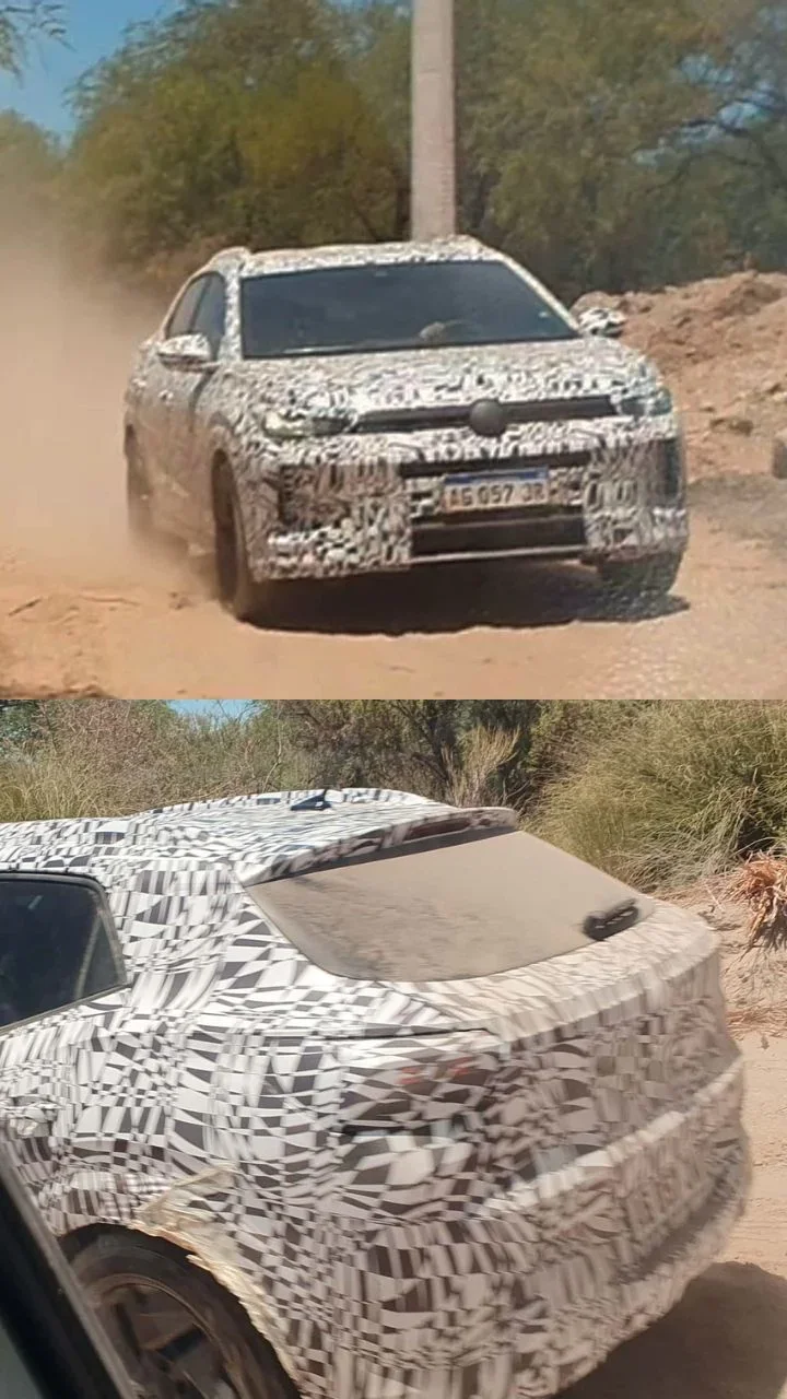 upcoming new 2025 vw tera spied