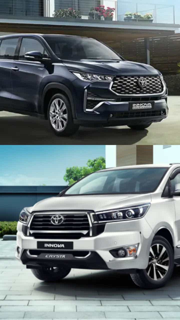 Toyota Innova Crysta Vs Innova Hycross