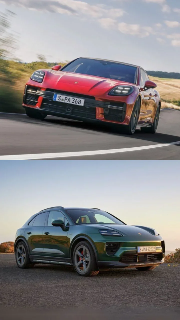 upcoming porsche cars in india bharat mobility auto expo 2025 macan ev panamera gts