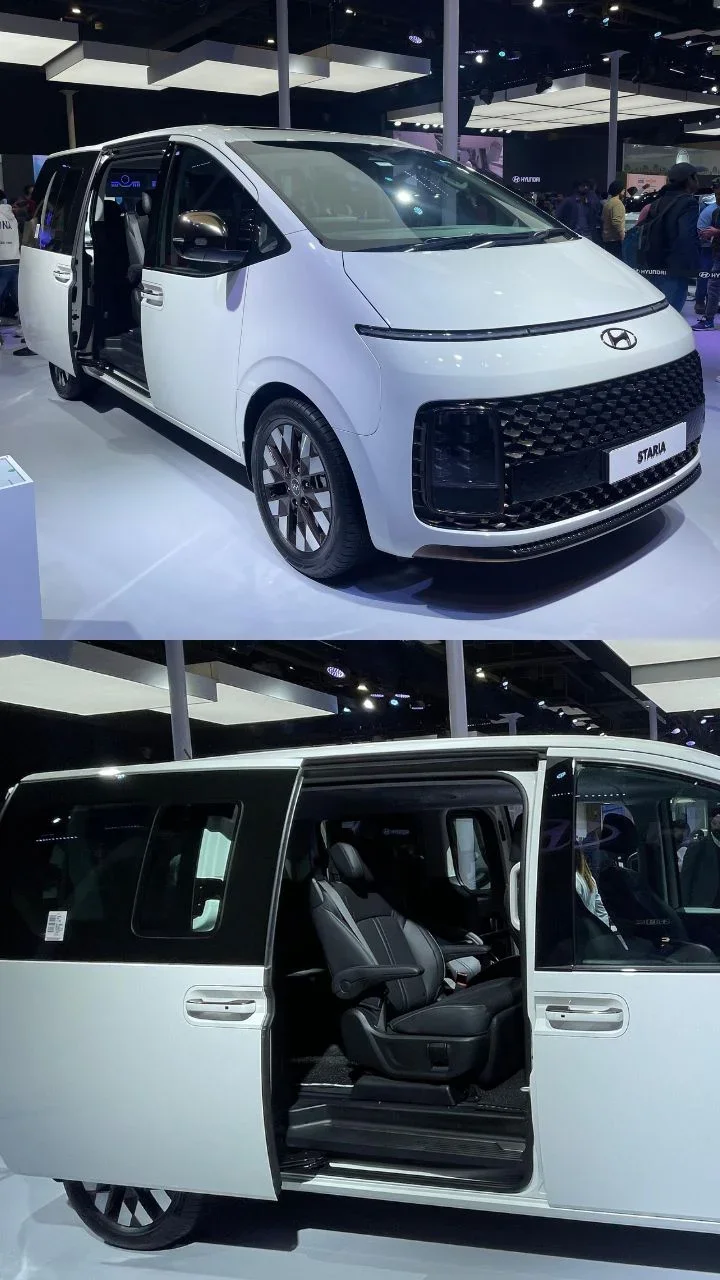 2025 upcoming hyundai staria luxury van mpv india auto expo price launch