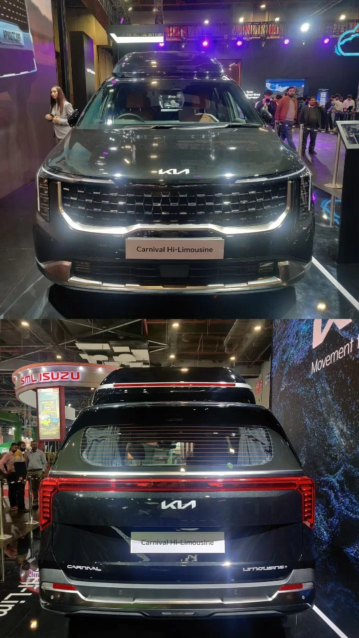 new 2025 kia carnival hi limousine bharat auto expo india launch price aryan