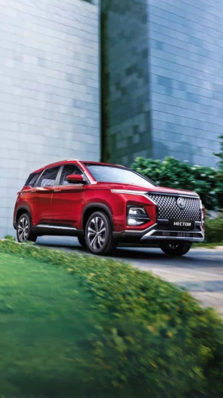 2025 mg hector review pros cons red suv