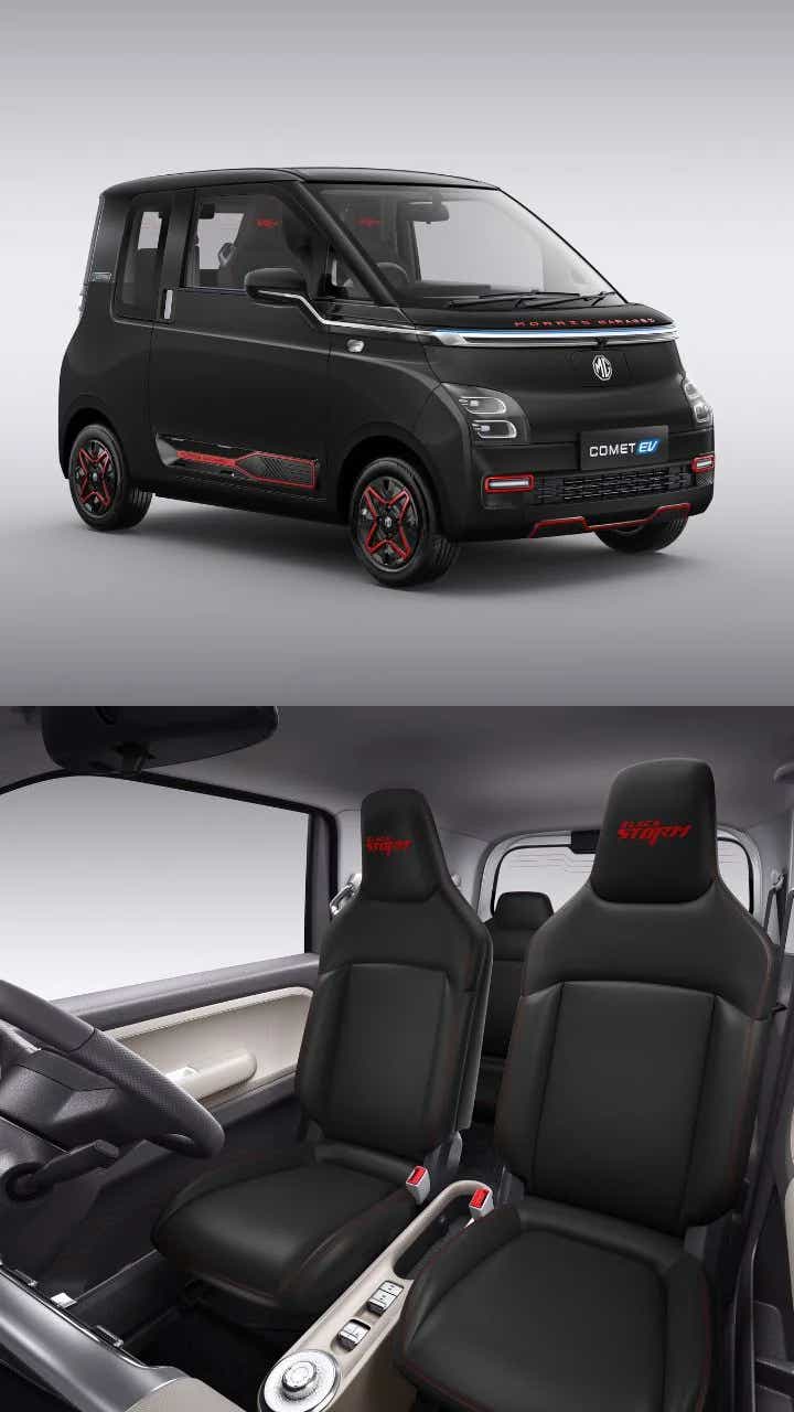 new mg comet ev blackstorm edition price india launched interior exterior