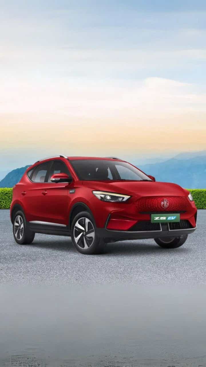 2025 mg zs ev red front design