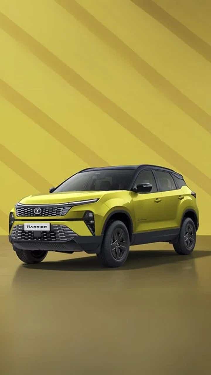 2025 tata harrier yellow suv diesel