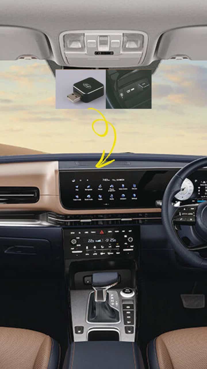 Hyundai Alcazar wireless Android Auto Apple CarPlay