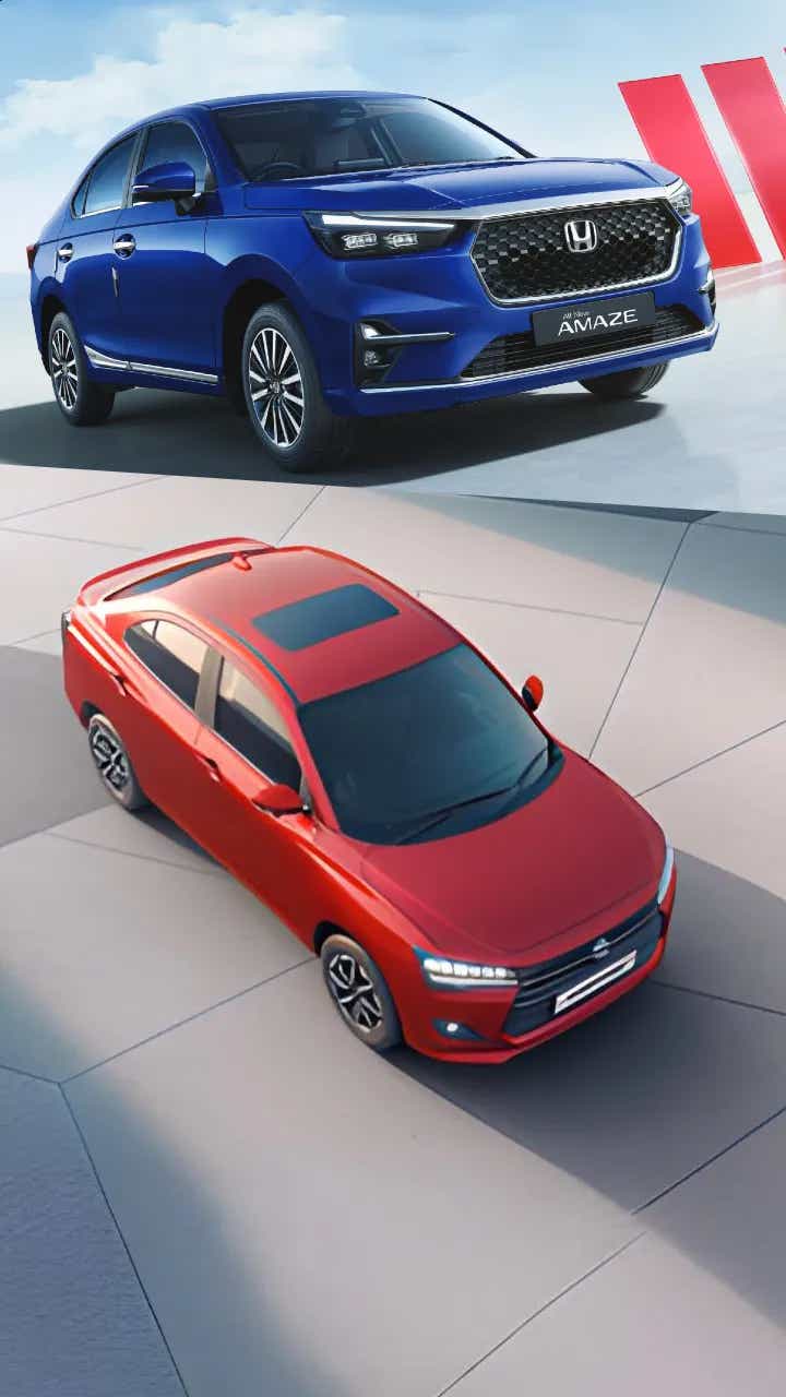 New Honda Amaze vs Maruti Suzuki Dzire comparison