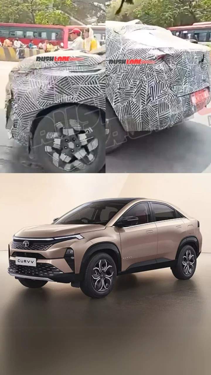 Upcoming Tata Curvv CNG spotted on test