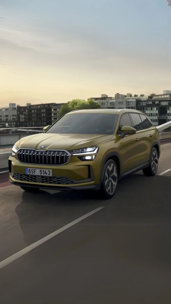 new 2025 skoda kodiaq suv front design