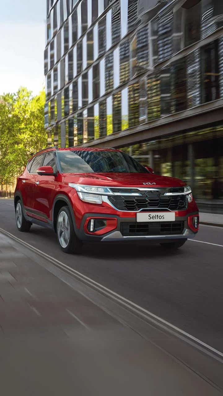 upcoming 2026 kia seltos hybrid suv red