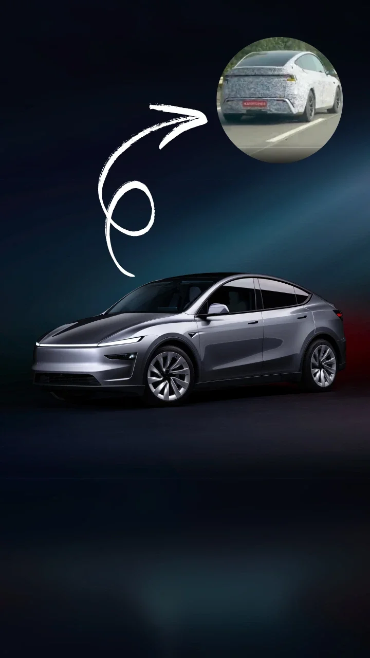 Tesla Model Y spotted on test