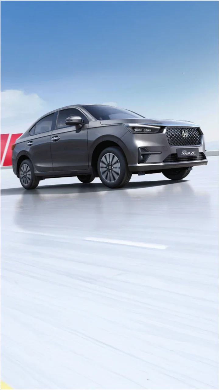 New Honda Amaze silver colour