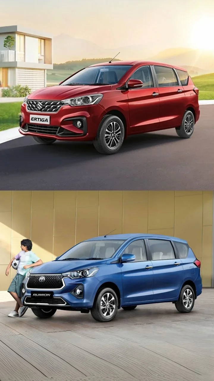 2025 maruti suzuki ertiga vs toyota rumion cng price in india