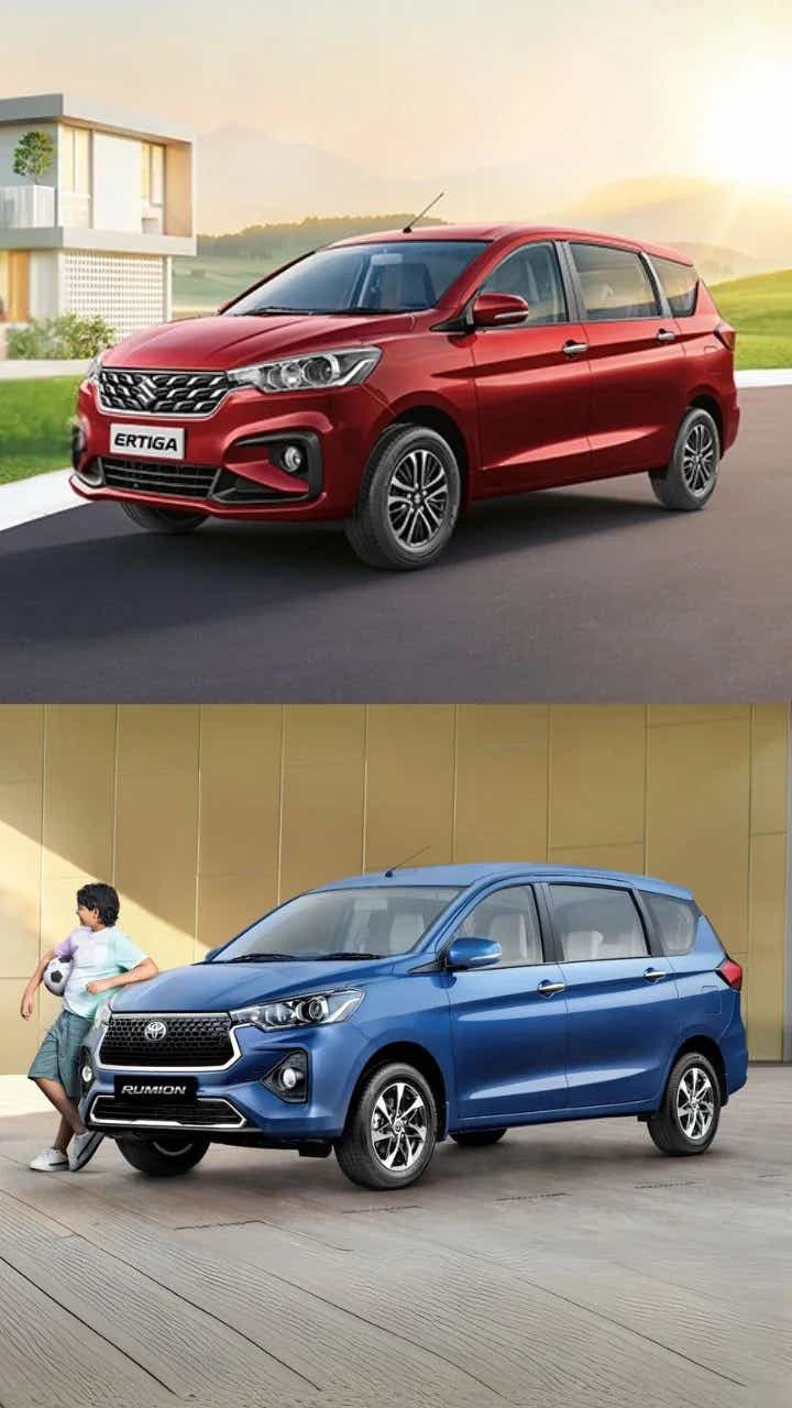 2025 maruti suzuki ertiga vs toyota rumion cng price in india