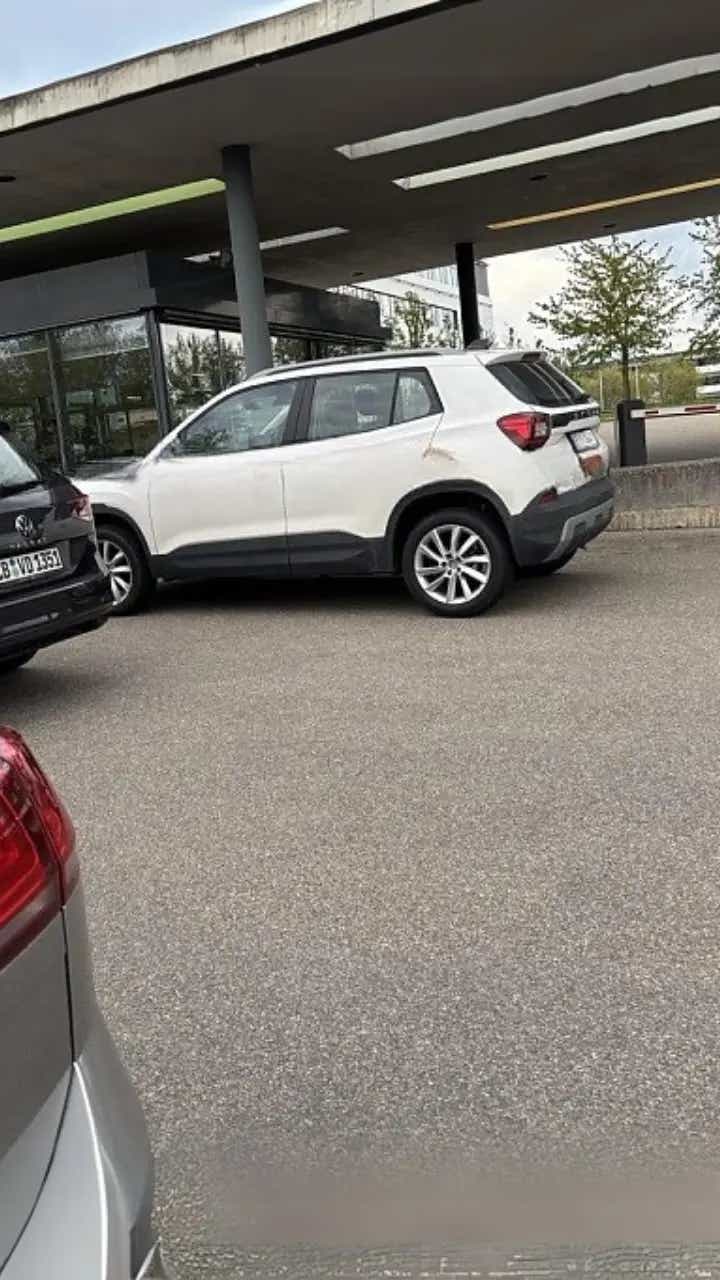 Skoda Kylaq spied with rear disc