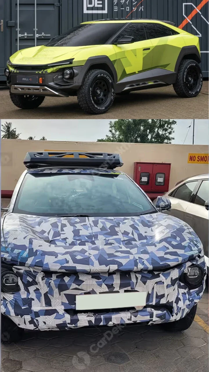 Mahindra BE rall-e spotted on test in India