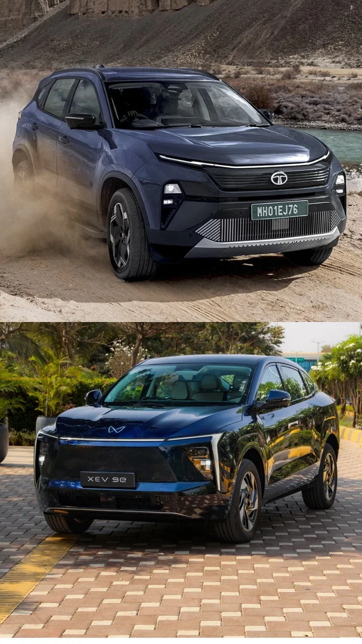 Tata Harrier EV vs mahindra XEV 9e