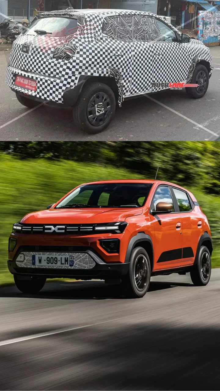 Renault Kwid EV spotted in India