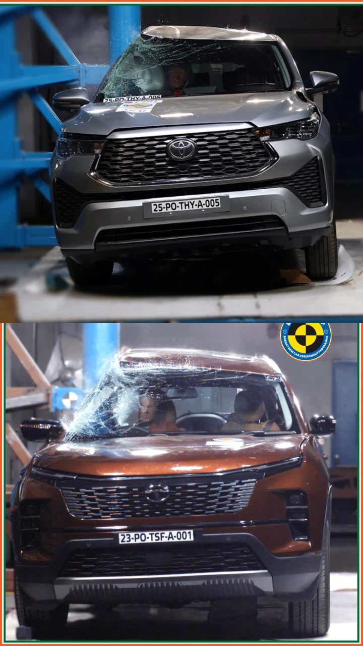 Toyota Innova Hycross Vs Tata Safari safety rating comparison