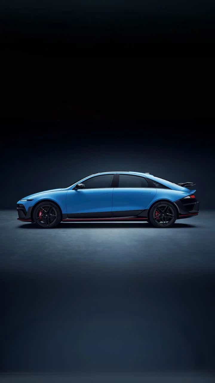2025 hyundai ioniq 6 n side profile design