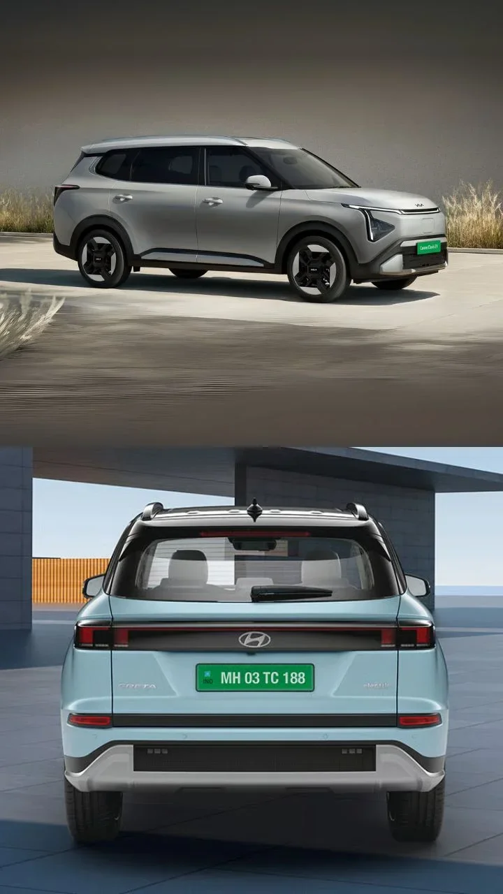 new 2025 kia carens clavis ev vs hyundai creta electric