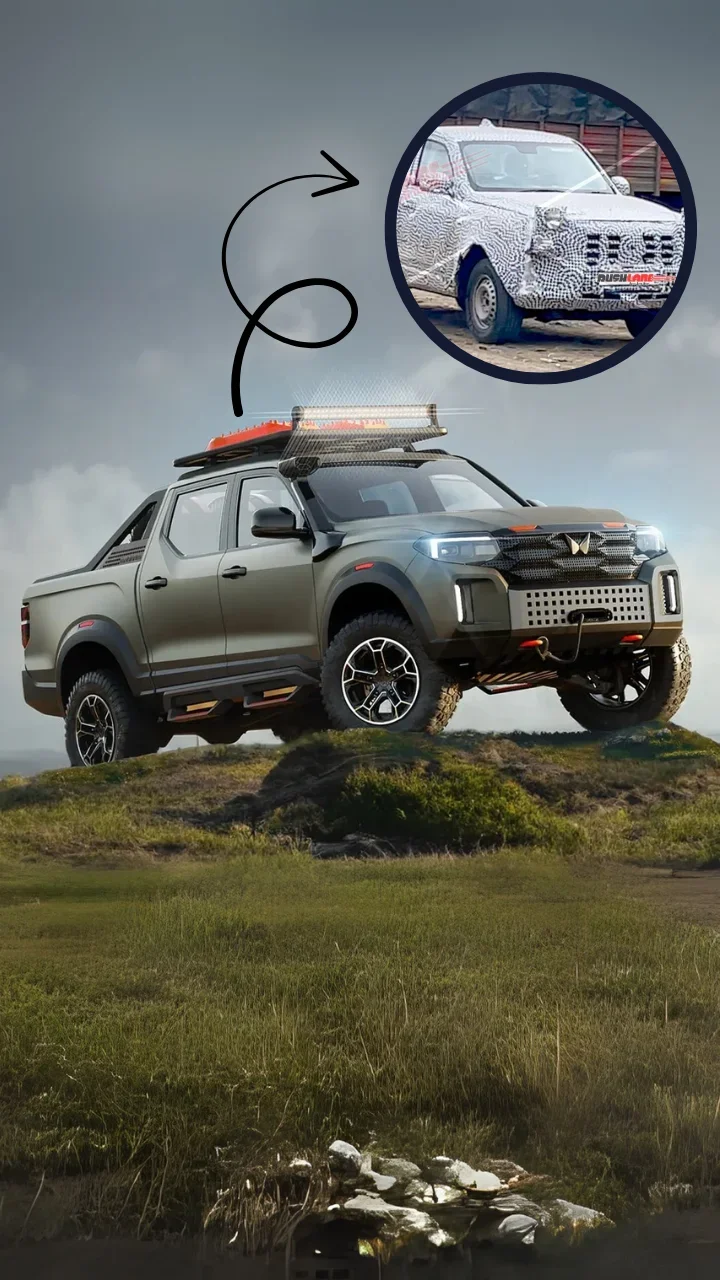 Mahindra Scorpio N pickup truck spotted