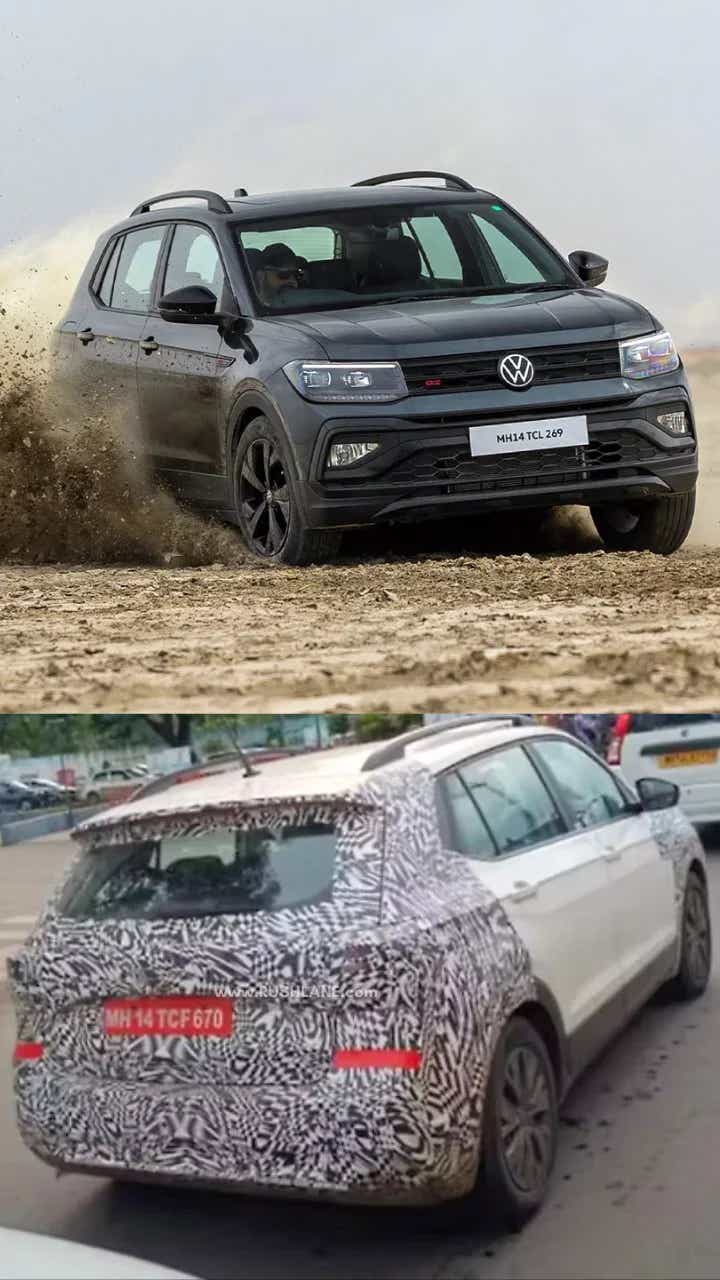 2025 Volkswagen Taigun facelift spotted