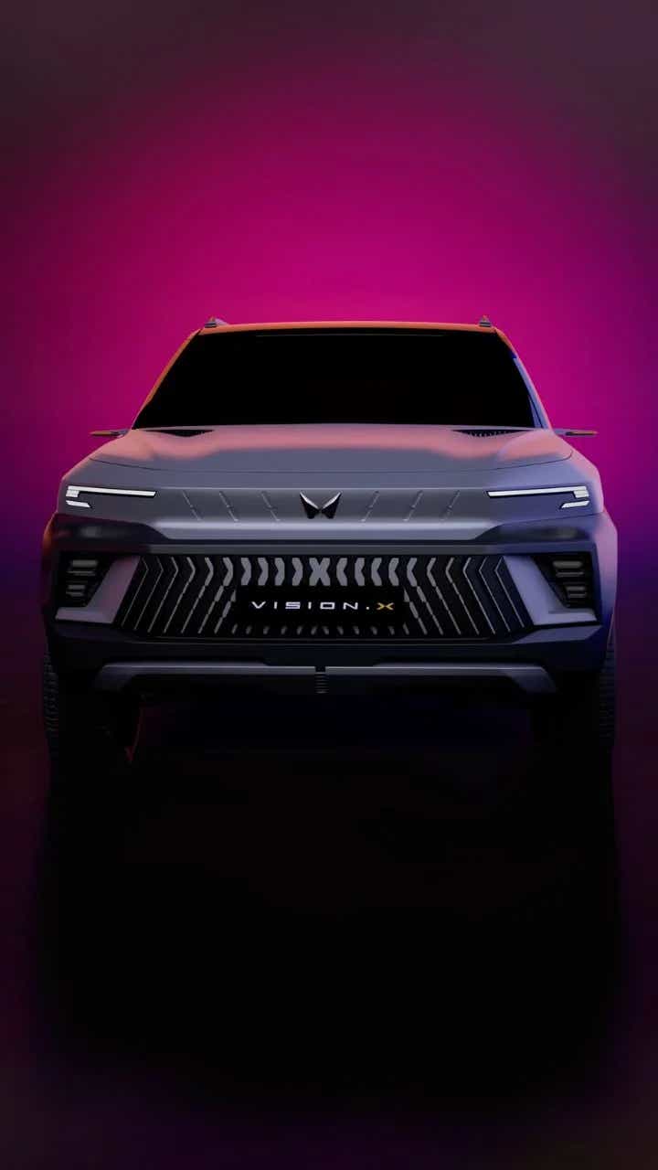 mahindra vision x concept front