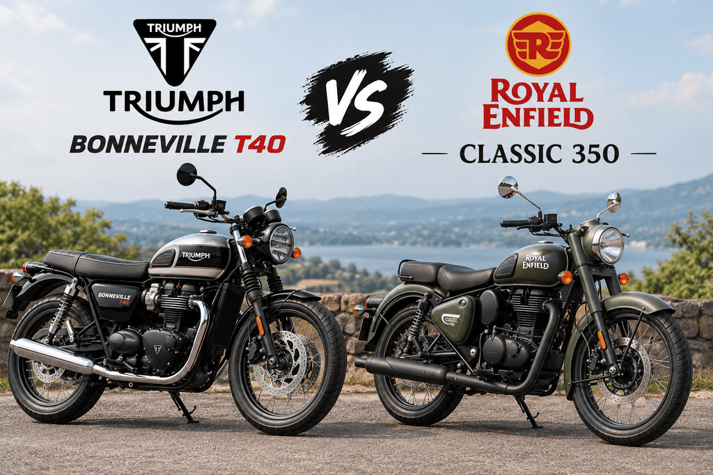 Triumph Bonneville T40 vs Royal Enfield Classic 350