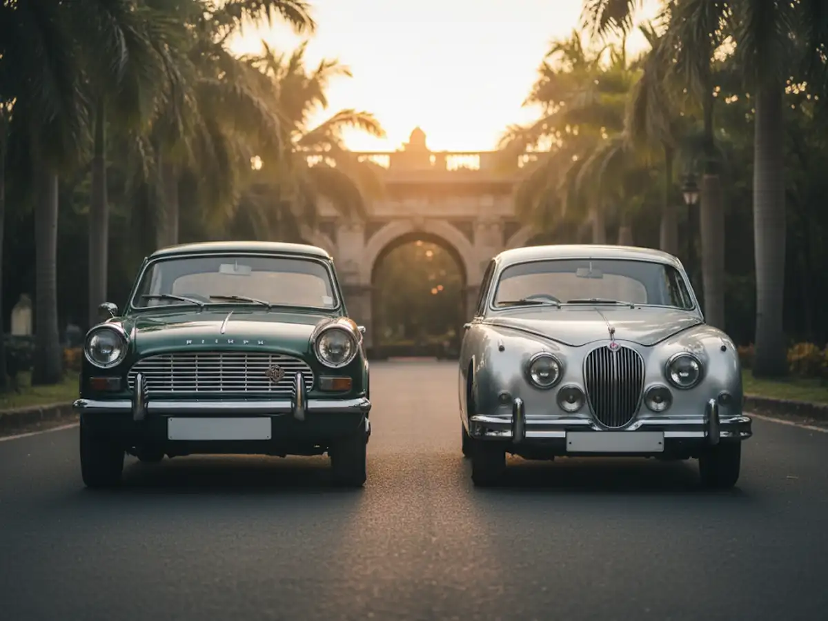 Vintage cars in India