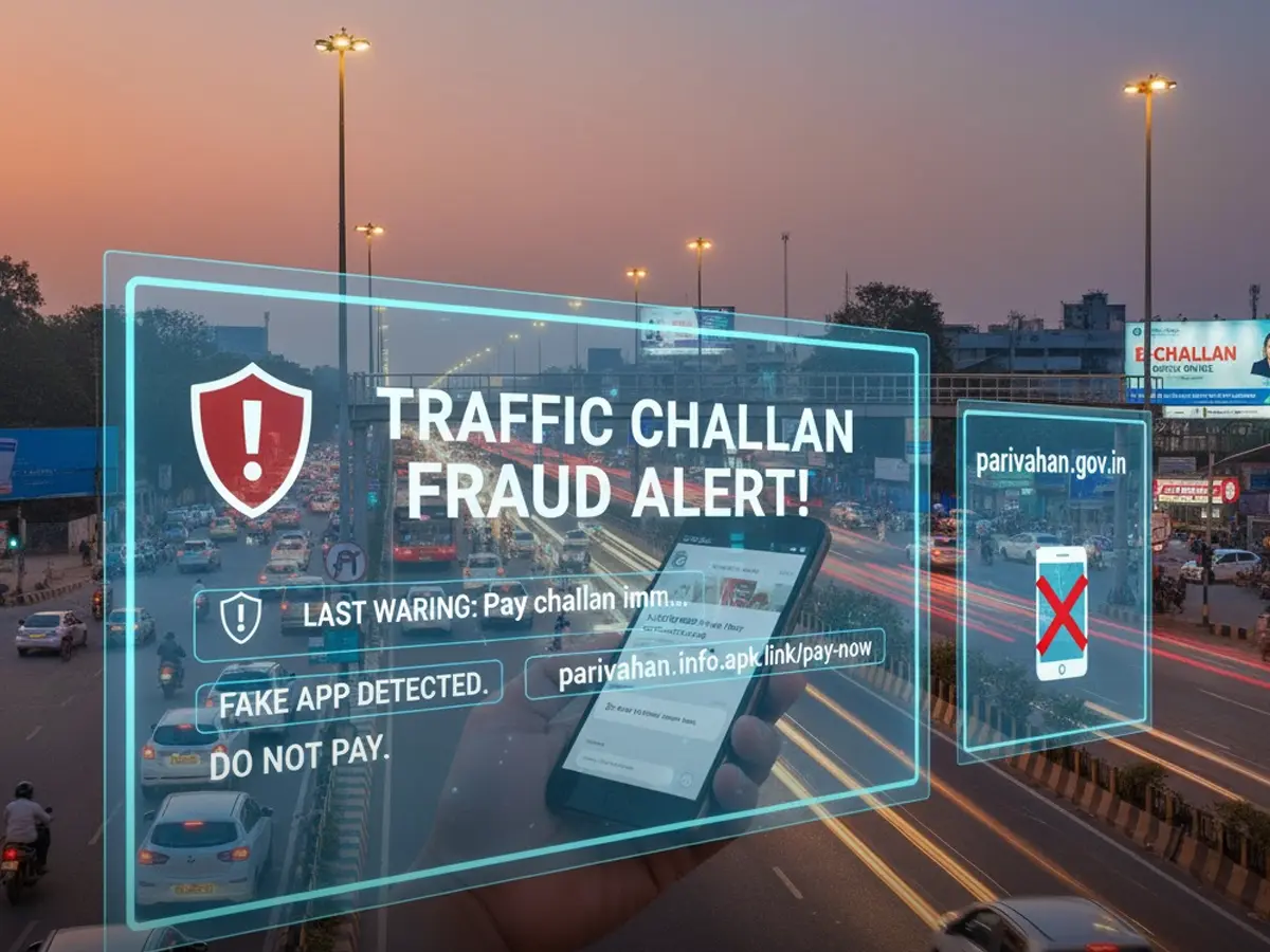 Beware of Fake Challan Apps & Scams- How to Spot Danger Before You Pay