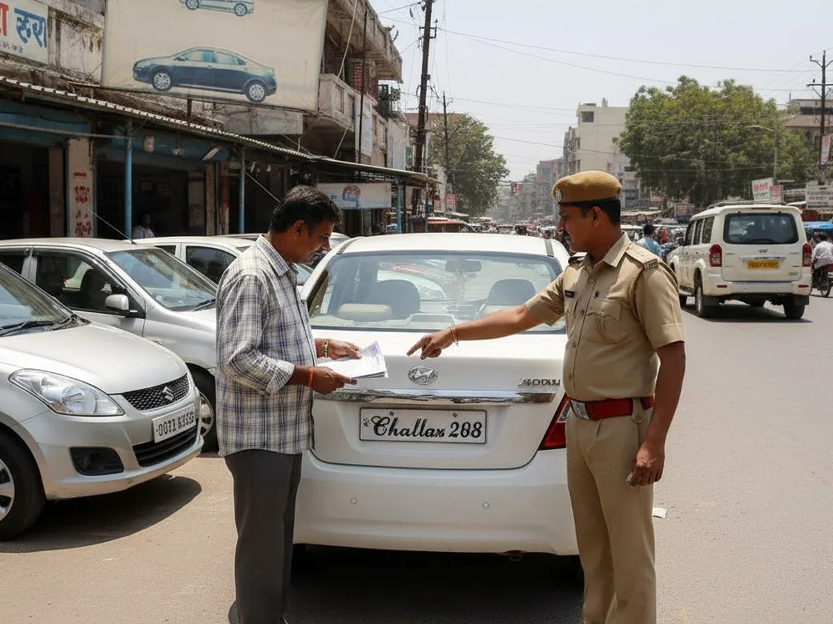 Challan for Number Plate Font & Placement- The Tiny Detail That Can Cost You Big.webp